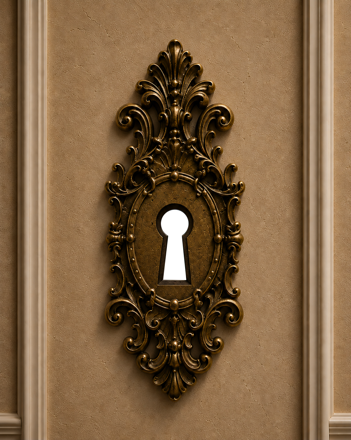 Ornate keyhole
